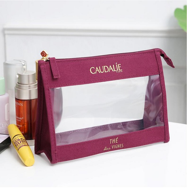 Transparent PVC Canvas Cosmetic Storage Bag Portable Wash Bag